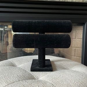 Black Velvet Bracelet Display Stand